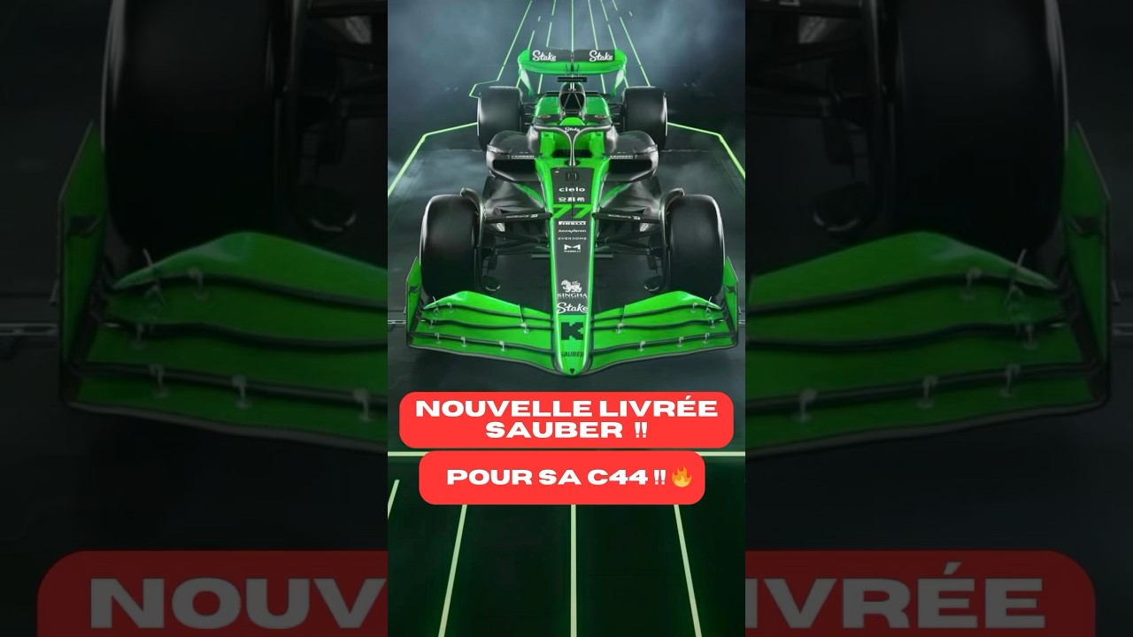 🚨SAUBER NOUS DÉVOILE SA NOUVELLE LIVRÉE !🚨 