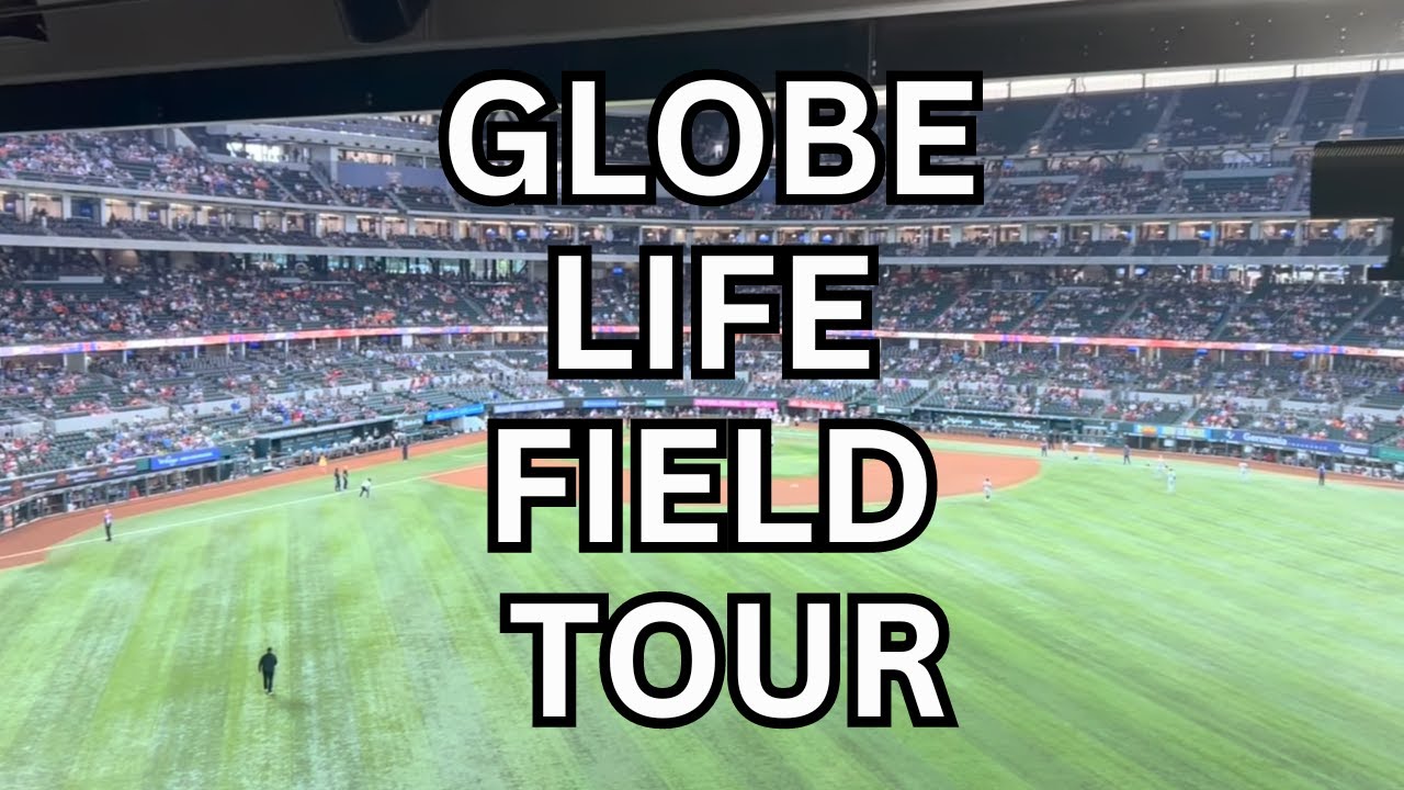 Stadium Tour Globe Life Field Walk Around Tour - Texas Rangers Baseball Ball Park Tour MLB