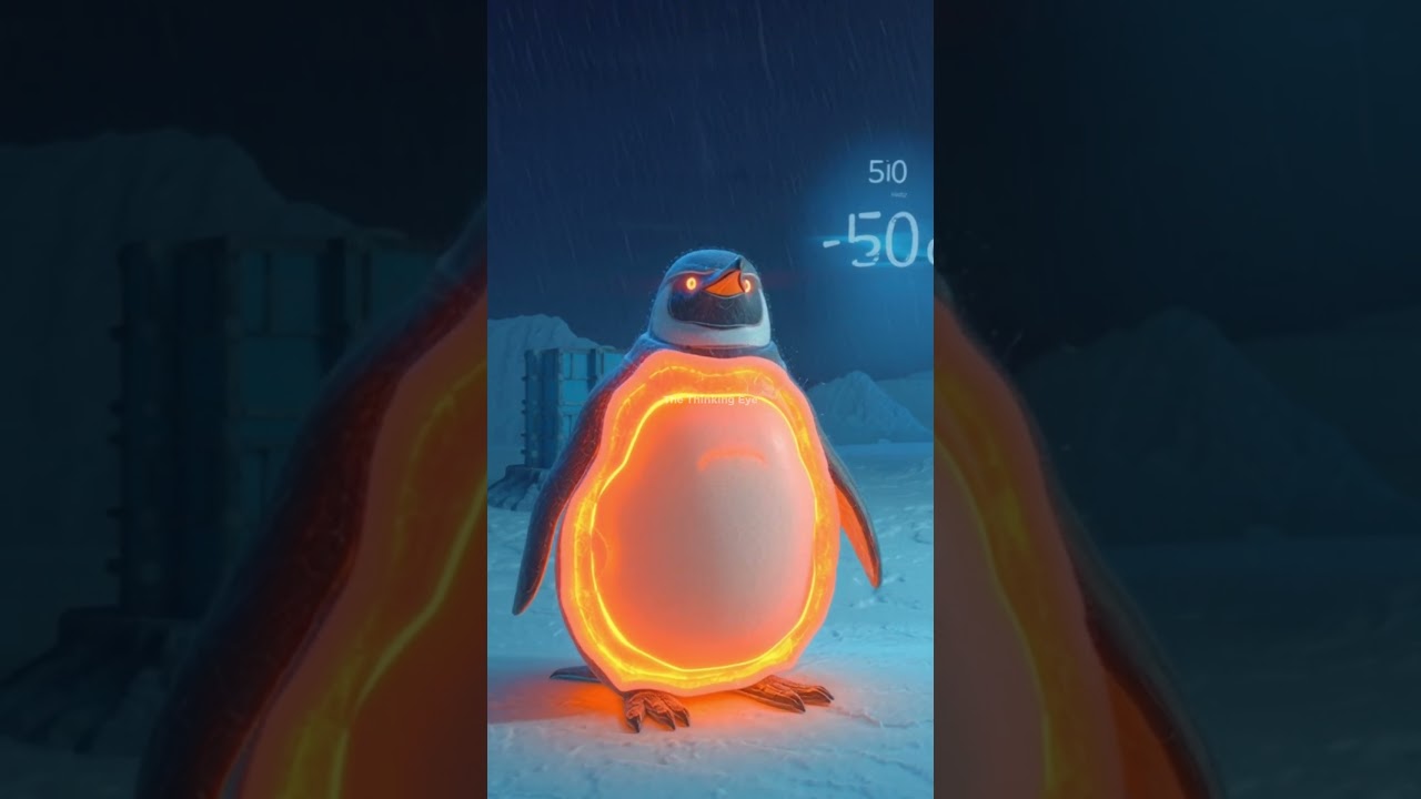 How Penguins Survive −50°C Without Fighting the Cold 