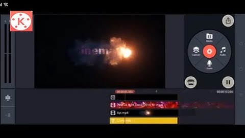 Membuat intro dari efek asap dan api 🔥 di kinemaster# tutorial