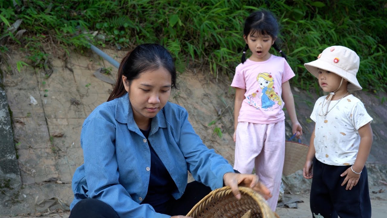 daily life of a single mother and her children | Ly Tieu Hue