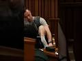 Oscar pistorius removes his legs in court