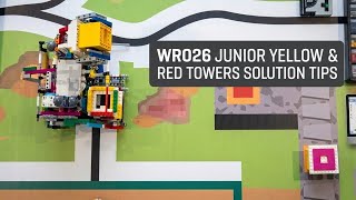WRO 2026 JUNIOR | YELLOW & RED TOWERS SOLUTION TIPS