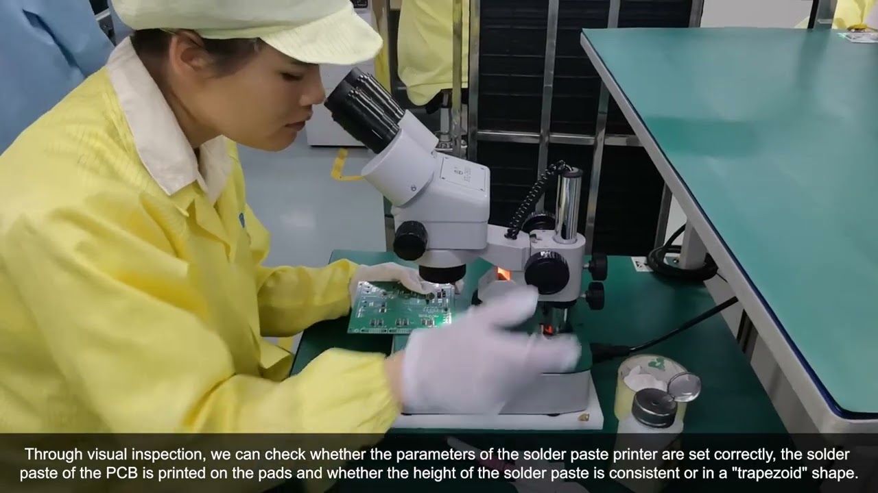 Visual Inspection when PCB Assembly SMT soldering