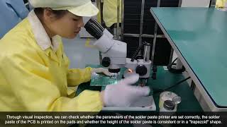 Visual Inspection when PCB Assembly SMT soldering