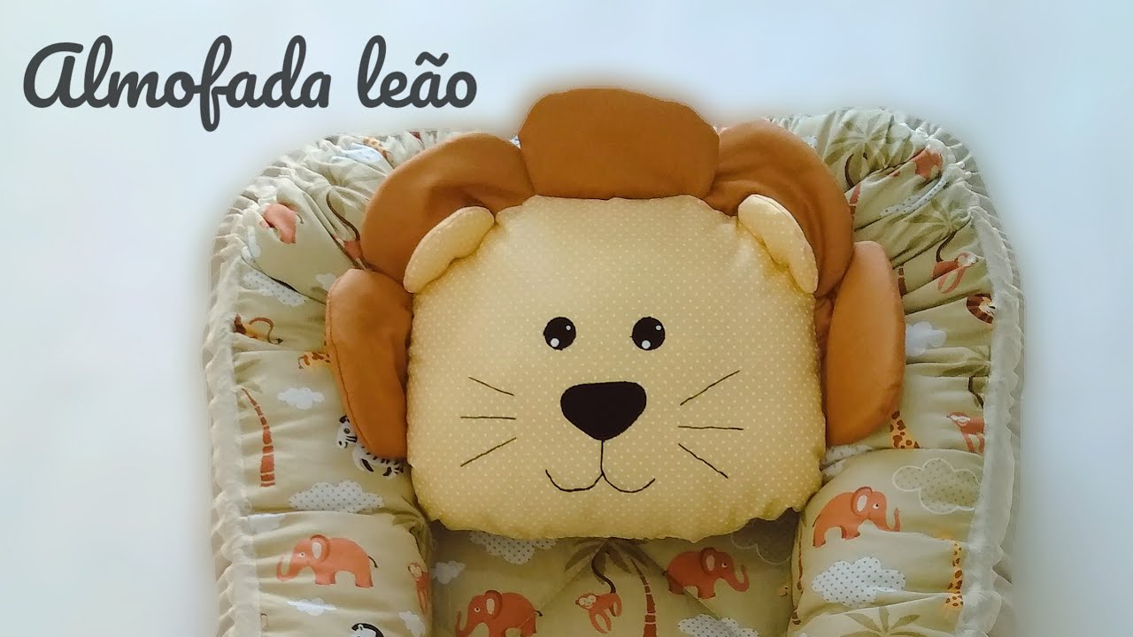 Almofada leão, almofada leãozinho - Lion pillow