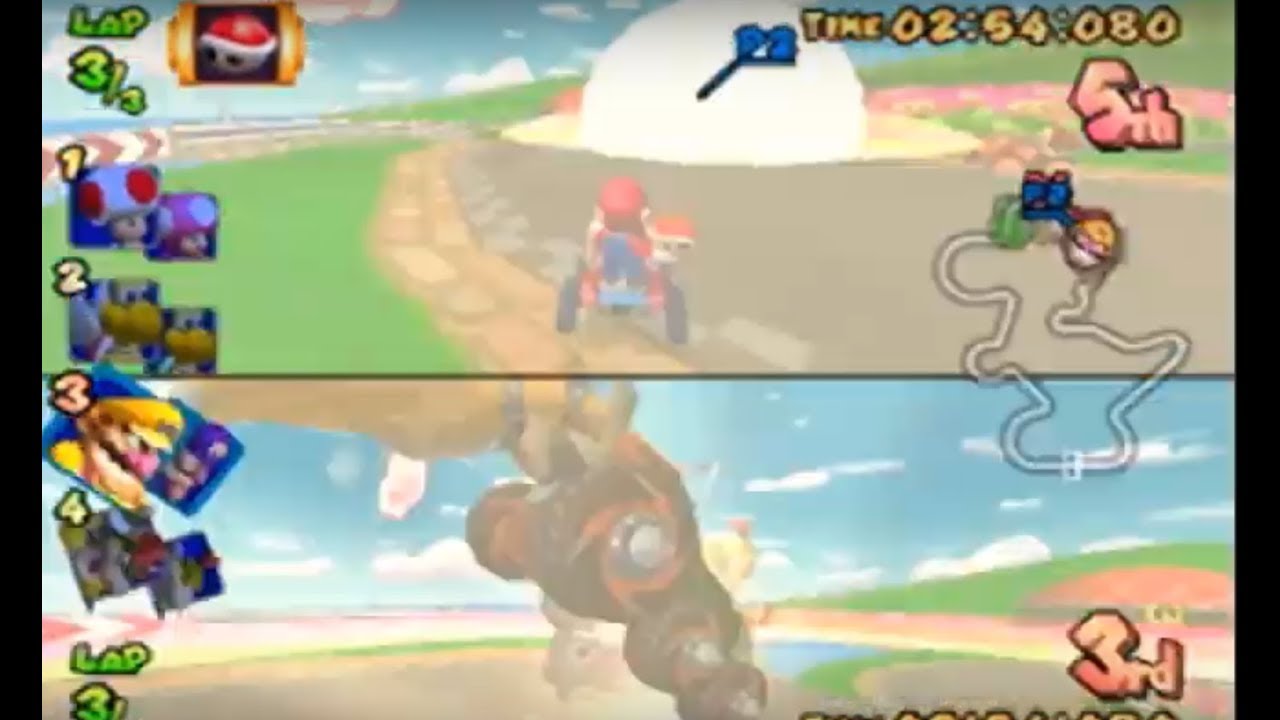 Destroying DK & Bowser in Star Cup (100cc) - Mario Kart: Double Dash!!