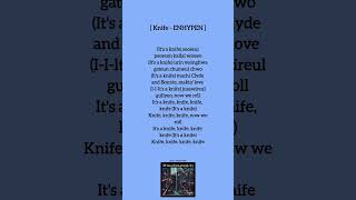 knife enhypen lyrics #viral #lyrics #kpop #fyp #shorts#song #explore #enhypen #hybe #music #knife