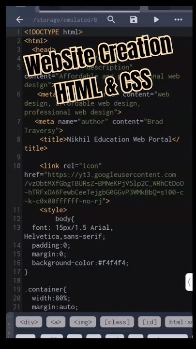 Web Portal | Website Create with HTML & CSS #codeing #websitedesign # ...