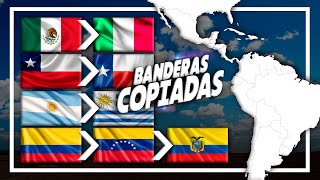 Las 16 BANDERAS COPIADAS de América Latina (¿quién se copió?)