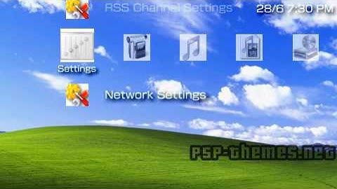 PSP Theme PSP XP Theme by CA.Desert PSP-Themes.NET