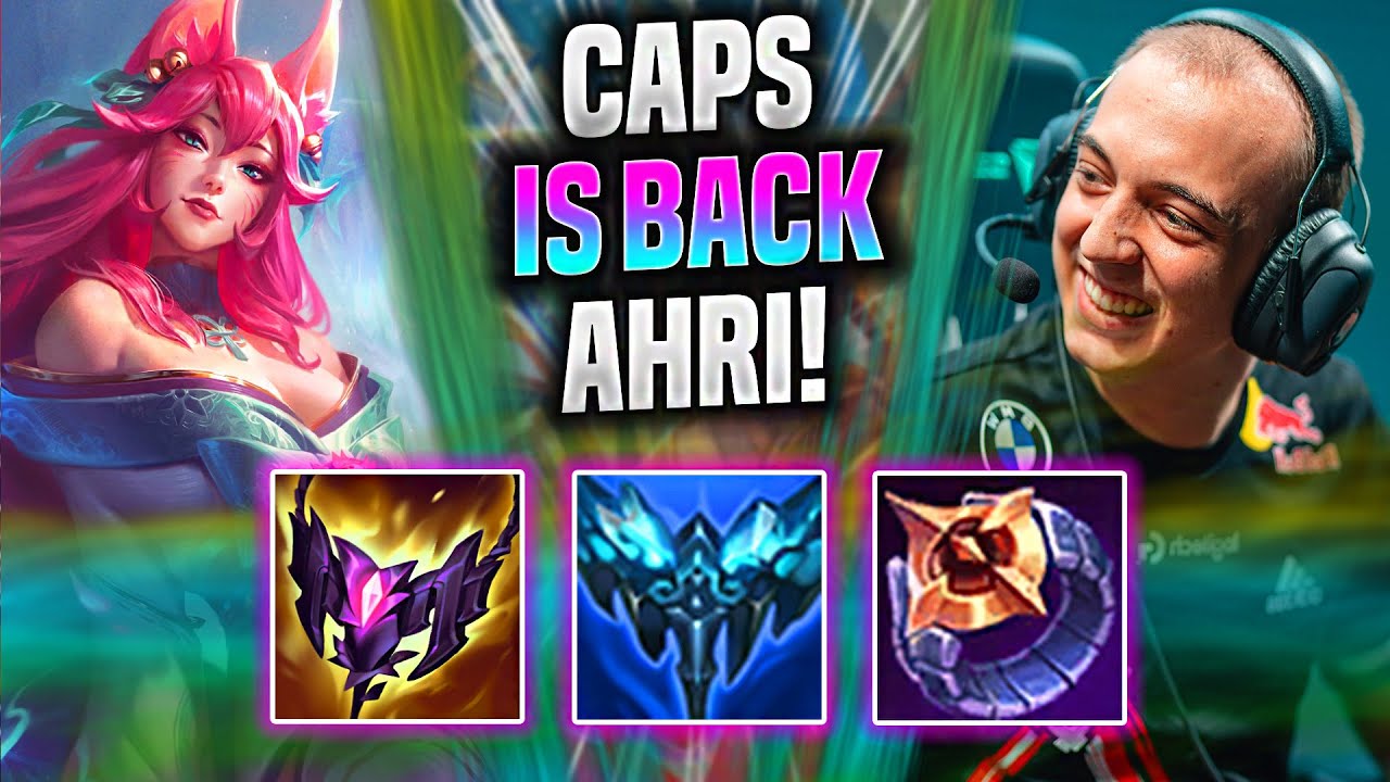 CAPS BRINGS BACK AHRI! G2 Caps Plays Ahri Mid vs Vex! Season 2022