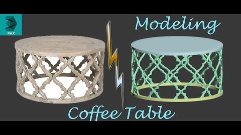 Modeling Coffee Table #1 3ds Max 2014 Tutorial
