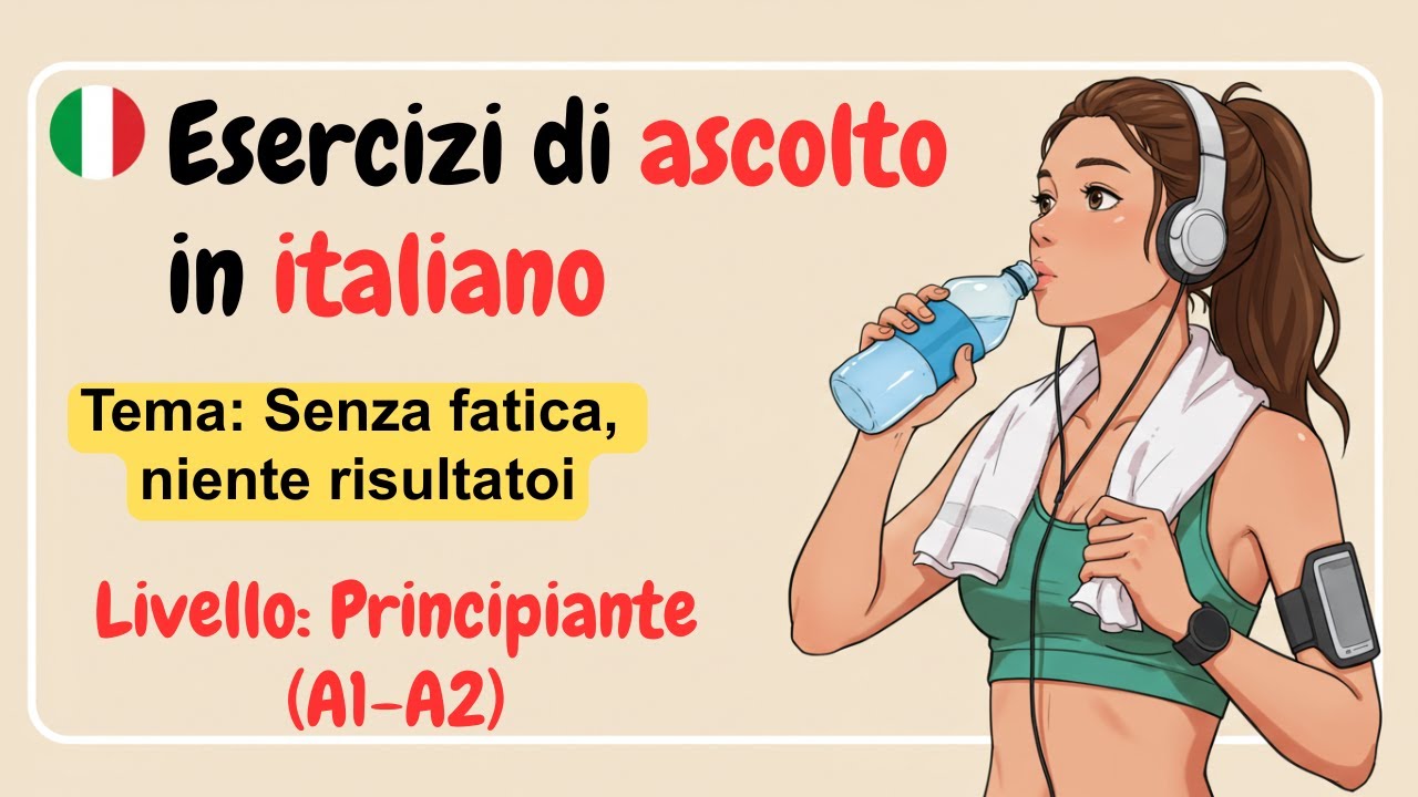 Learn Italian with This Motivational Conversation! | No Pain, No Gain | Italian Podcast