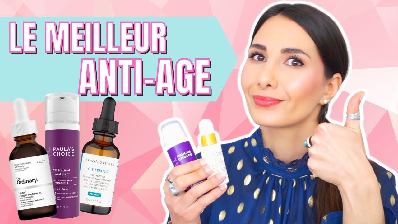 🥇 Le MEILLEUR ANTI-ÂGE POUR LA PEAU ? Retinol, Vitamine C, Peptides
