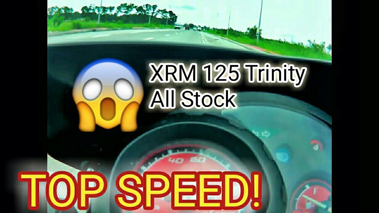 XRM 125 All Stock Top Speed
