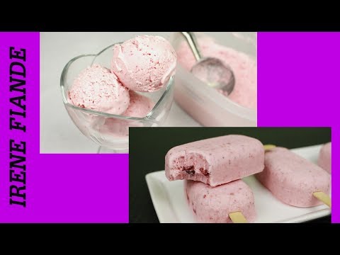 Клубничное мороженое
