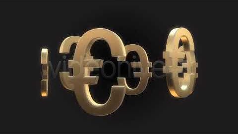 Euro Sign Rotating Loop (2-Pack) | Motion Graphics - Envato elements