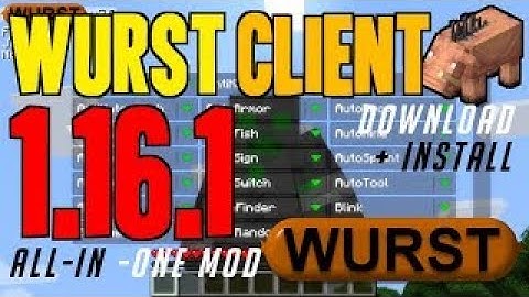 How to install wurst hacked client any version (1.8,1.16.2,)