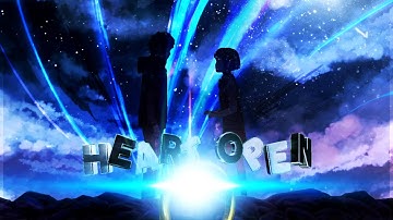 Amv Typography - Heart Open | Alight Motion Free preset