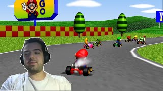 Can you beat Mario Kart 64 with ONLY voice commands?