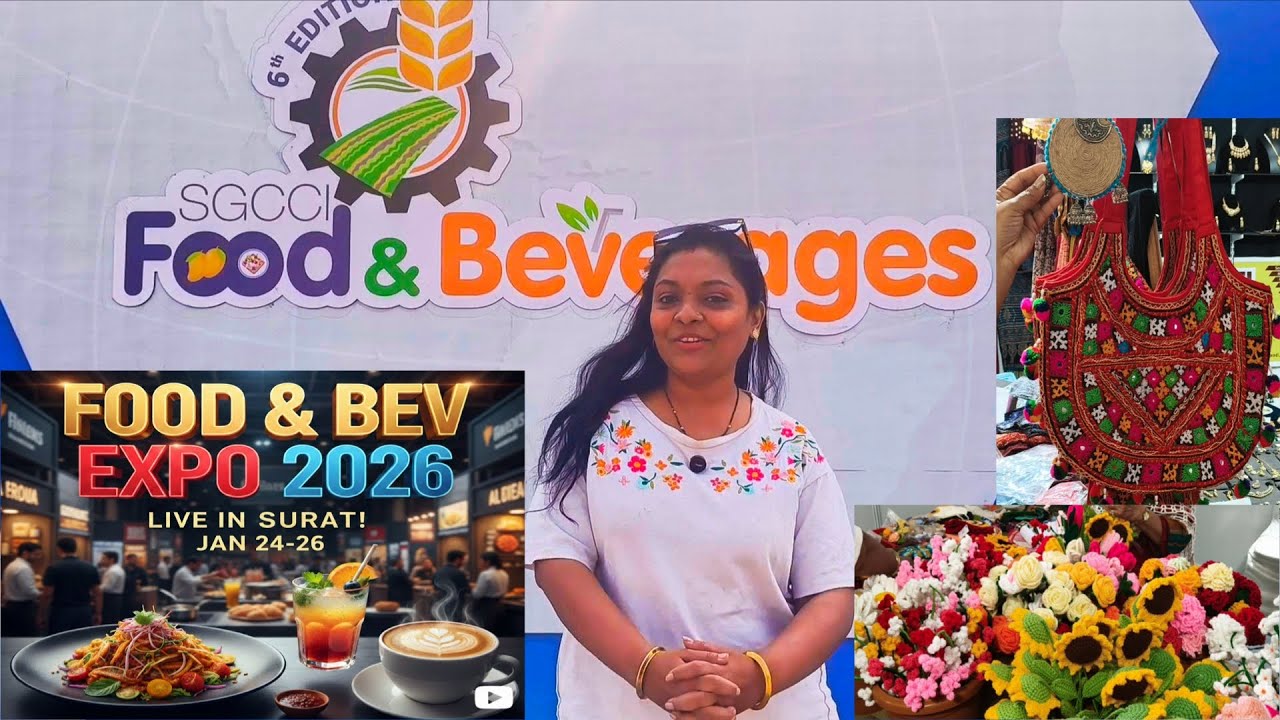 ​Surat ka Sabse Bada Food Mela! 😱 | Food & Bev Expo 2026 l Food Testing l Gujrat ka Taste