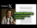 Manifold Steering: LLM Control via Geometry