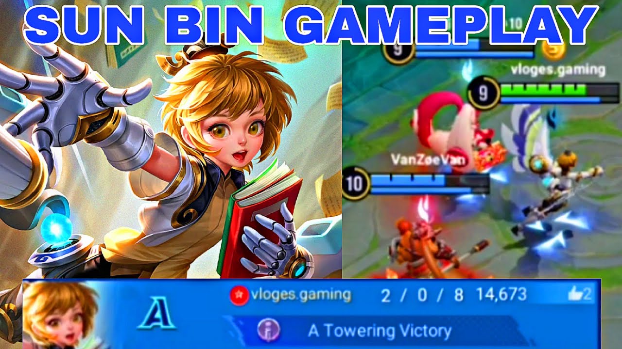 SUN BIN RANKED MATCH GAMEPLAY | HONOR OF KINGS GAMEPLAY