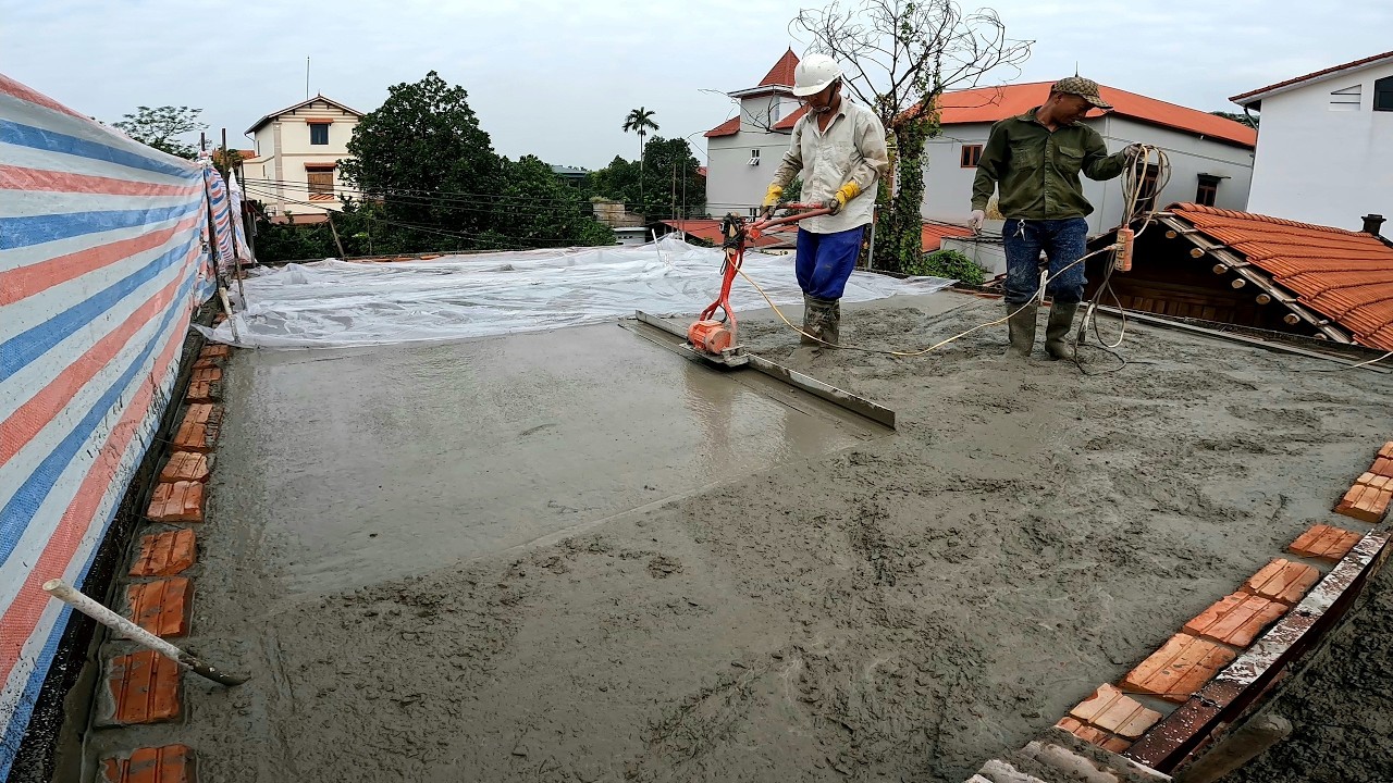 🤟Как мы строим сверхтонкие дома - Строительство железобетонной конструкции 1 этажа