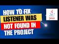 TESTNG - cannot find class in classpath error | Listener was not found in project's classpath