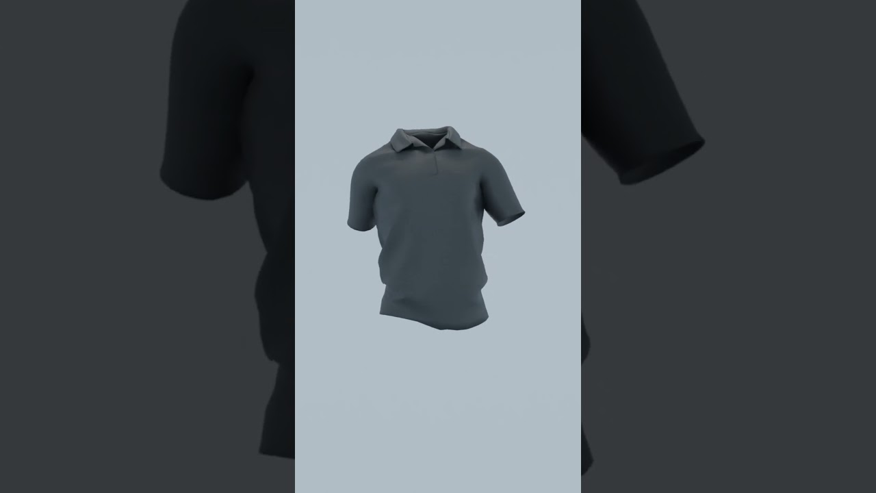 3D Shirt MOCKUP made in Blender 