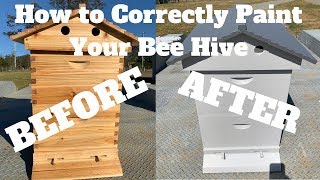How and Why to Paint your Bee Hive the CORRECT Way