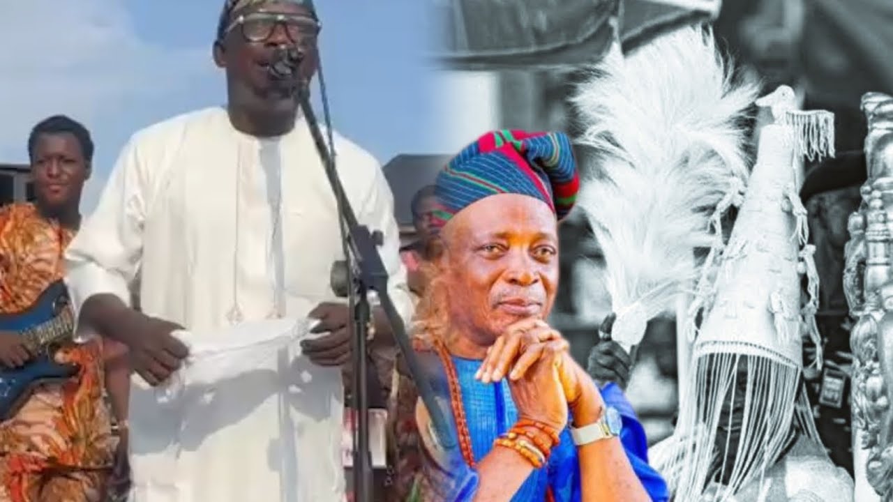 ALH. TIRI LEATHER PERFORMANCE AT THE CORONATION OF H.I.M OBA RASHEED ADEWOLU LADOJA AS OLUBADAN