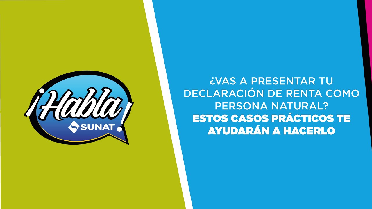 ¿Vas a presentar tu declaración de renta como persona natural? - YouTube