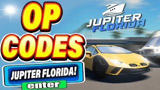 ALL NEW *SECRET CODES* IN ROBLOX JUPITER FLORIDA (new codes in roblox Jupiter, Florida) NEW