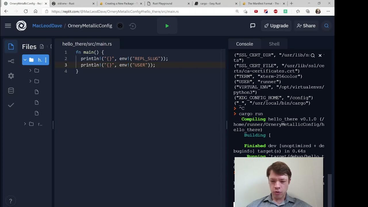 Easy Rust 182 Working with environmental variables YouTube