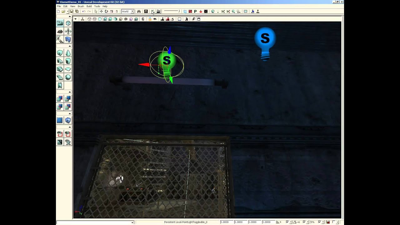 Udk Tutorial Part 76 Kismet Toggleable Light Youtube