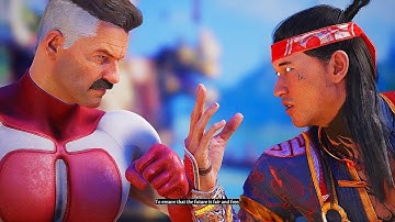 Mortal Kombat 1 - Omni-Man VS Liu Kang All Intro Dialogue