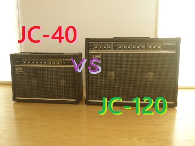ローランド・ジャスコーラス JC-120 VS JC-40。比較レビュー DEMO