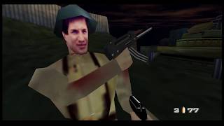 Goldeneye N64 Playthrough #10 | Statue Park | 00 Agent