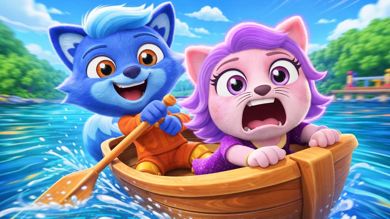 Row Row Your Boat | Kids Song & Nursery Rhyme | Pop Patrol