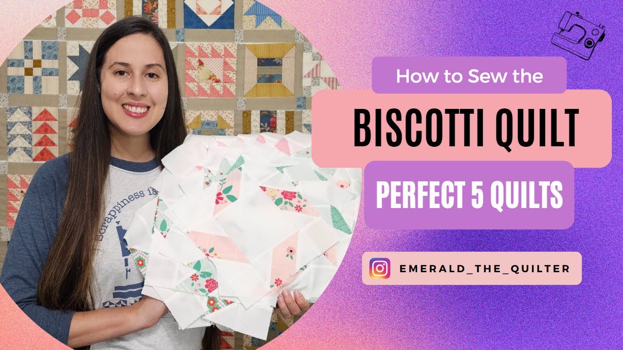 Perfect 5 Quilts Learn How to Layout This Incredible Biscotti Quilt