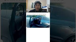 O CARA PULO DO CARRO PRA NADA MANO #viral #react