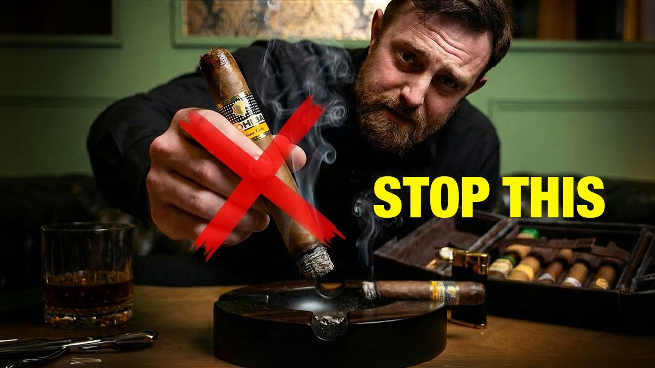 How to Put Out a Cigar the Right Way (and Save It for Later)