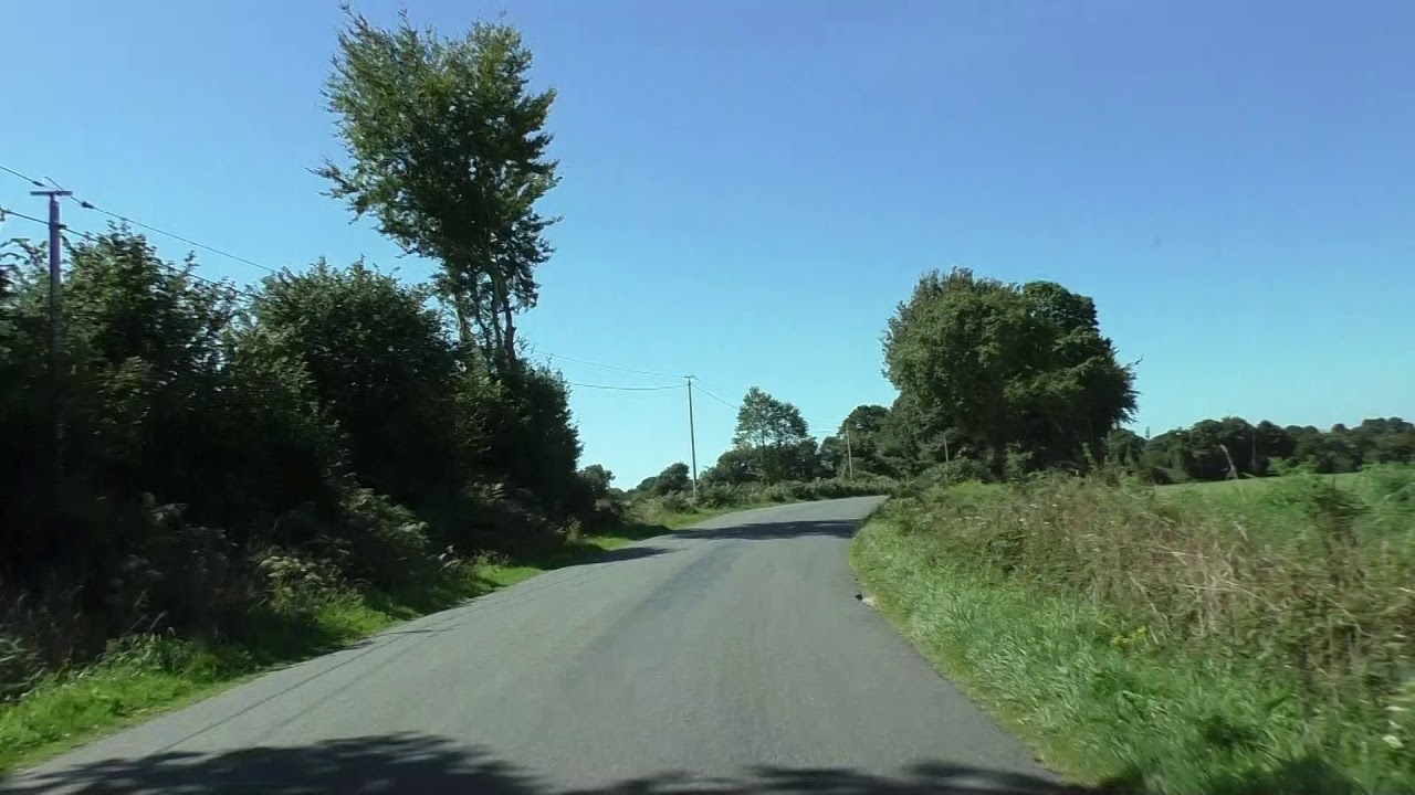 Driving On The D87 From 22110 Kergrist Moëlou To Kermabjean 22110 Glomel, France 30th August 2019