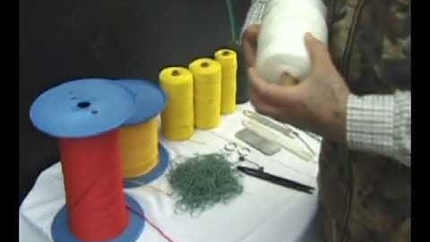 Net Making Tutorial, Rabbit Hunting,Rabbit nets, Ferreting Nets