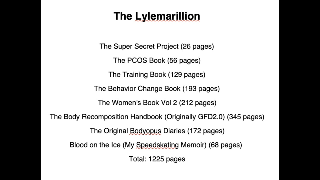 The Lylemarillion (and another little tease)