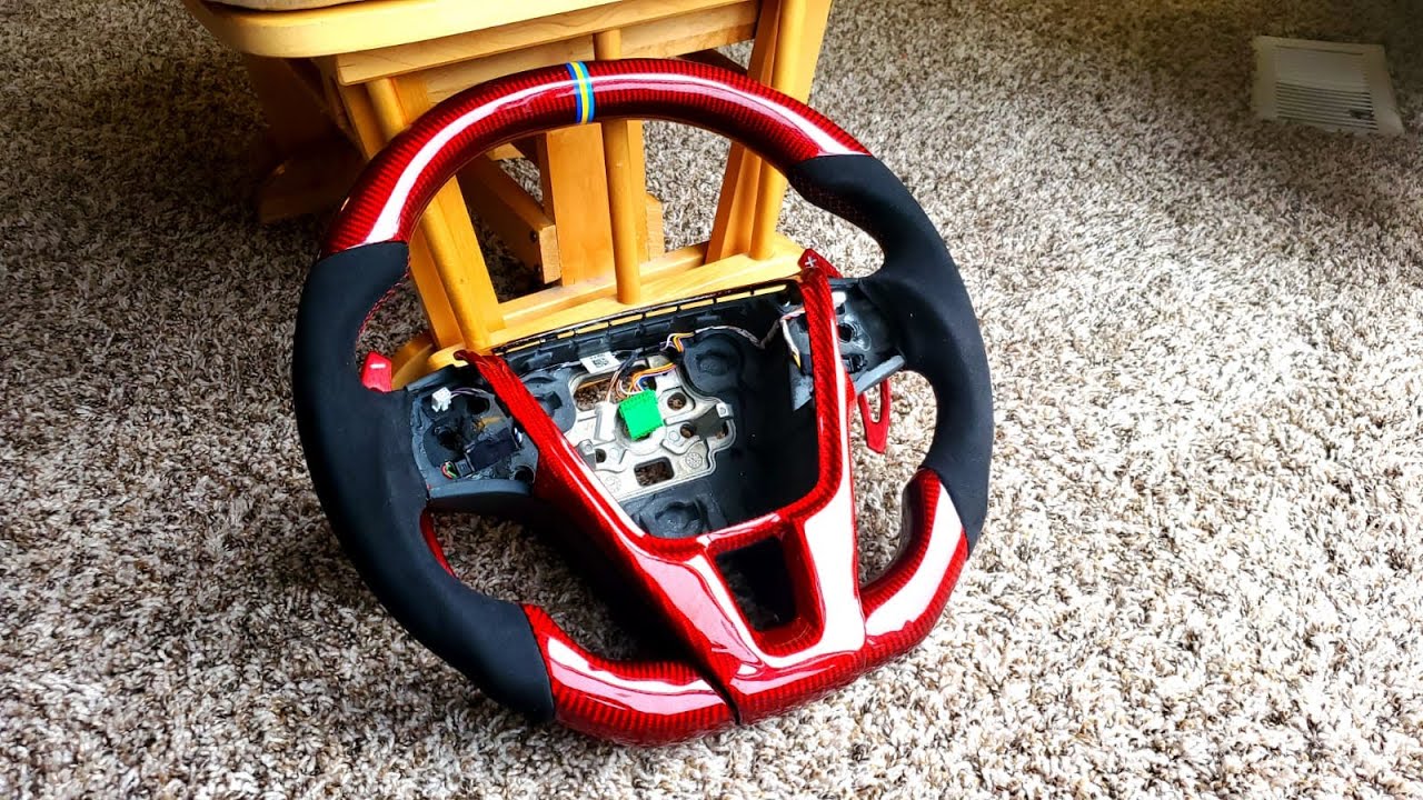 Unboxing KT4 Carbon fiber steering wheel