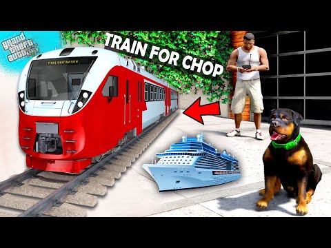 Franklin Buying TRAIN FOR CHOP in GTA 5  GTA5 AVENGERS