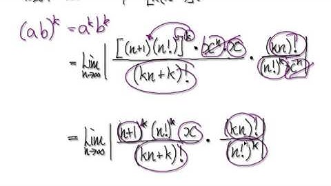 Video 2731 - Power series, complicated, (n!)^kx^n/(kn)! - Practice (1/2)